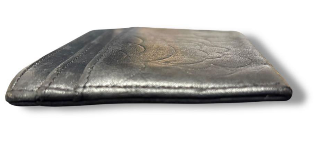 Porte-Cartes Chanel Camélia Noir – CC Logo Card Holder