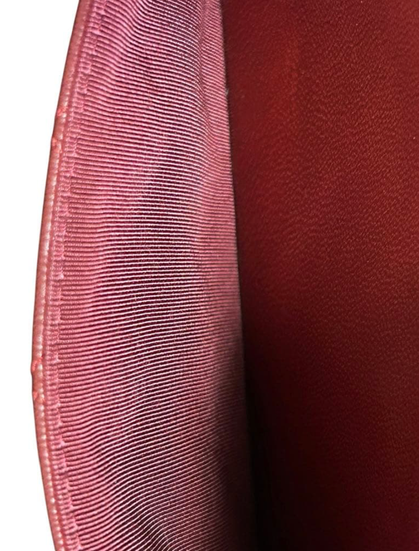 Chanel Wallet on Chain WOC Rouge Bordeaux – Lambskin Chaîne Argent