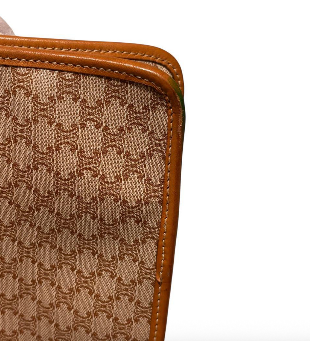 Sac bandoulière Old Céline beige - Très bel état