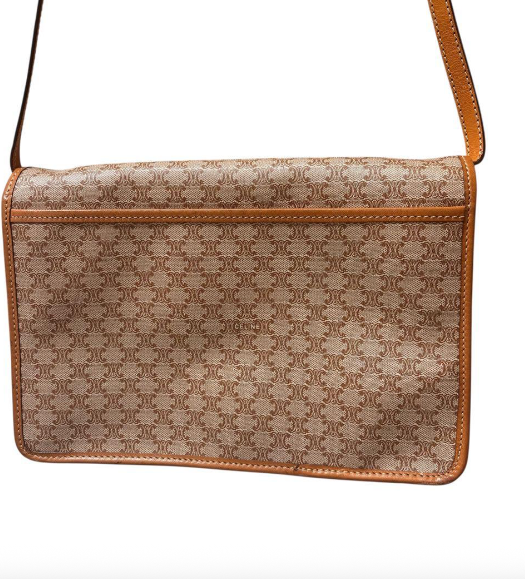 Sac bandoulière Old Céline beige - Très bel état