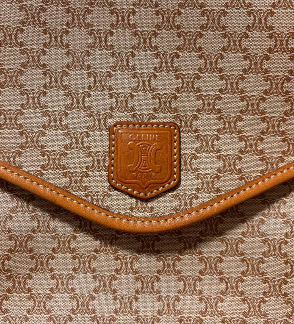 Sac bandoulière Old Céline beige - Très bel état