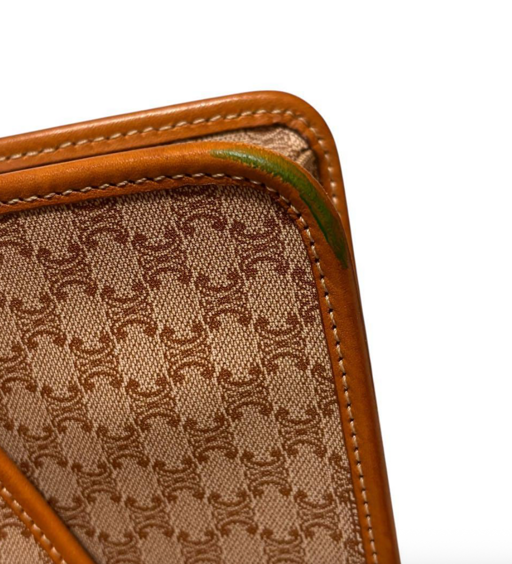 Sac bandoulière Old Céline beige - Très bel état