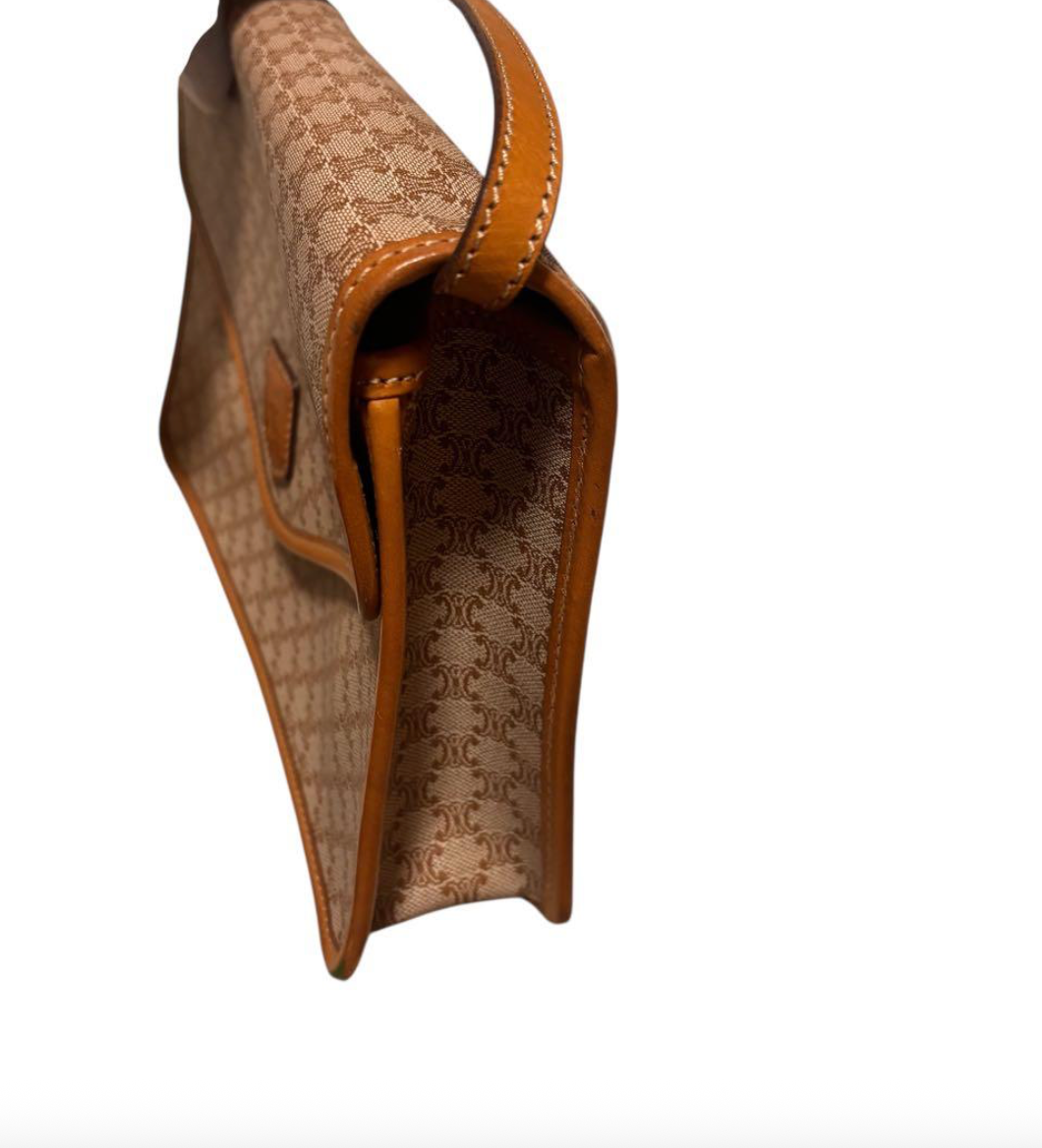 Sac bandoulière Old Céline beige - Très bel état