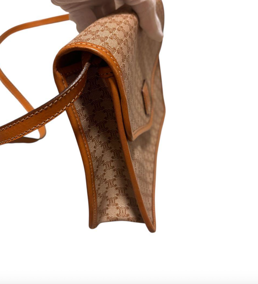 Sac bandoulière Old Céline beige - Très bel état
