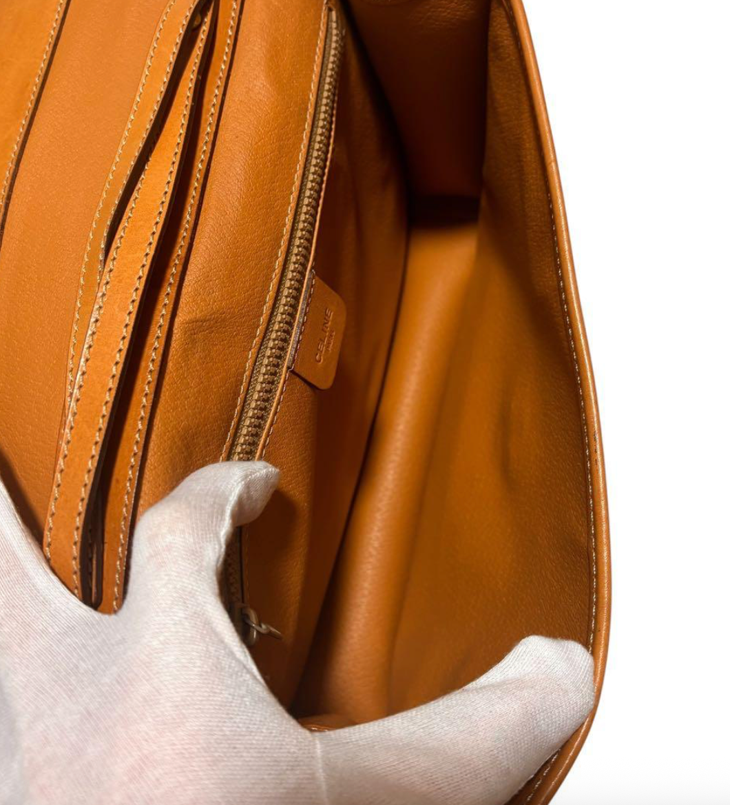 Sac bandoulière Old Céline beige - Très bel état