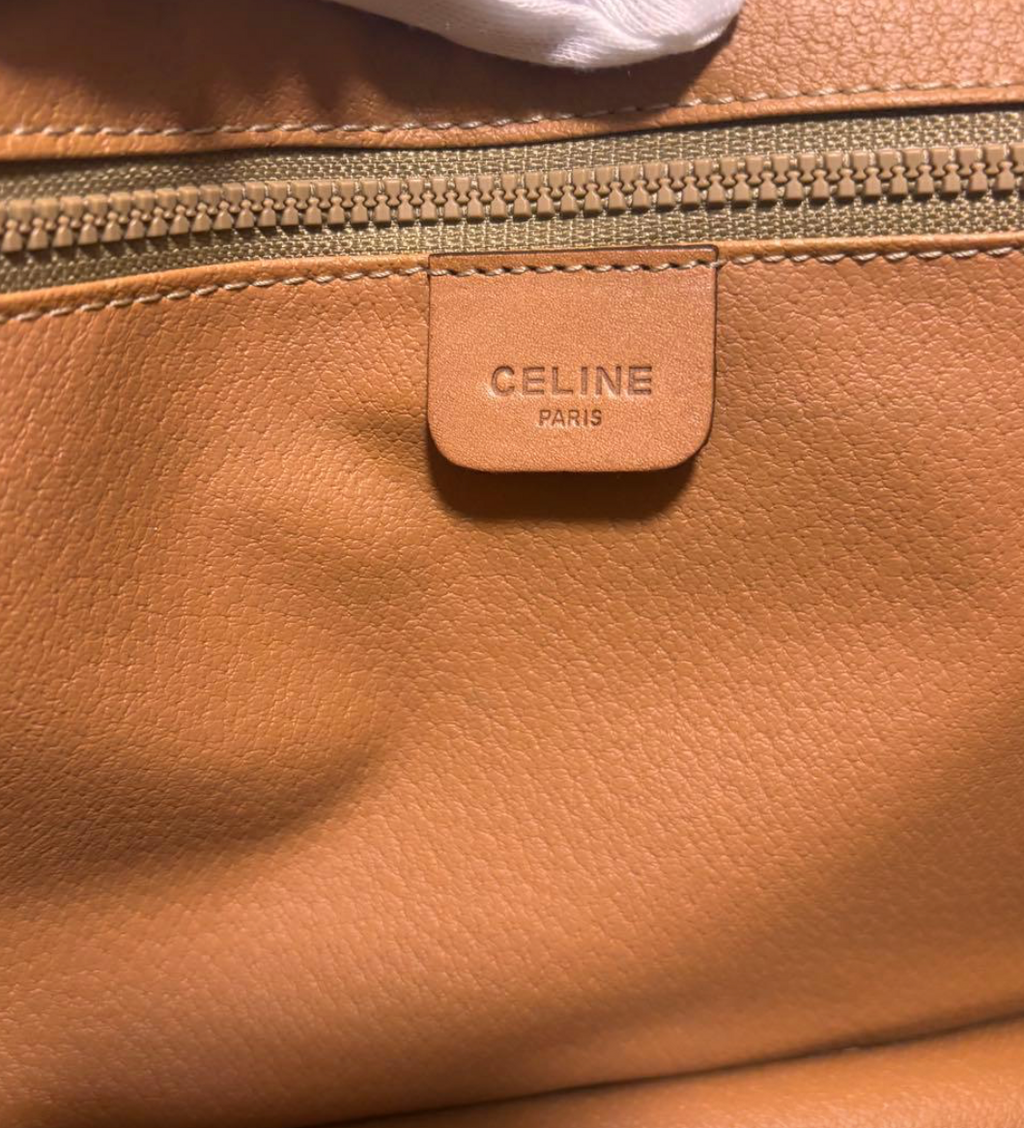 Sac bandoulière Old Céline beige - Très bel état