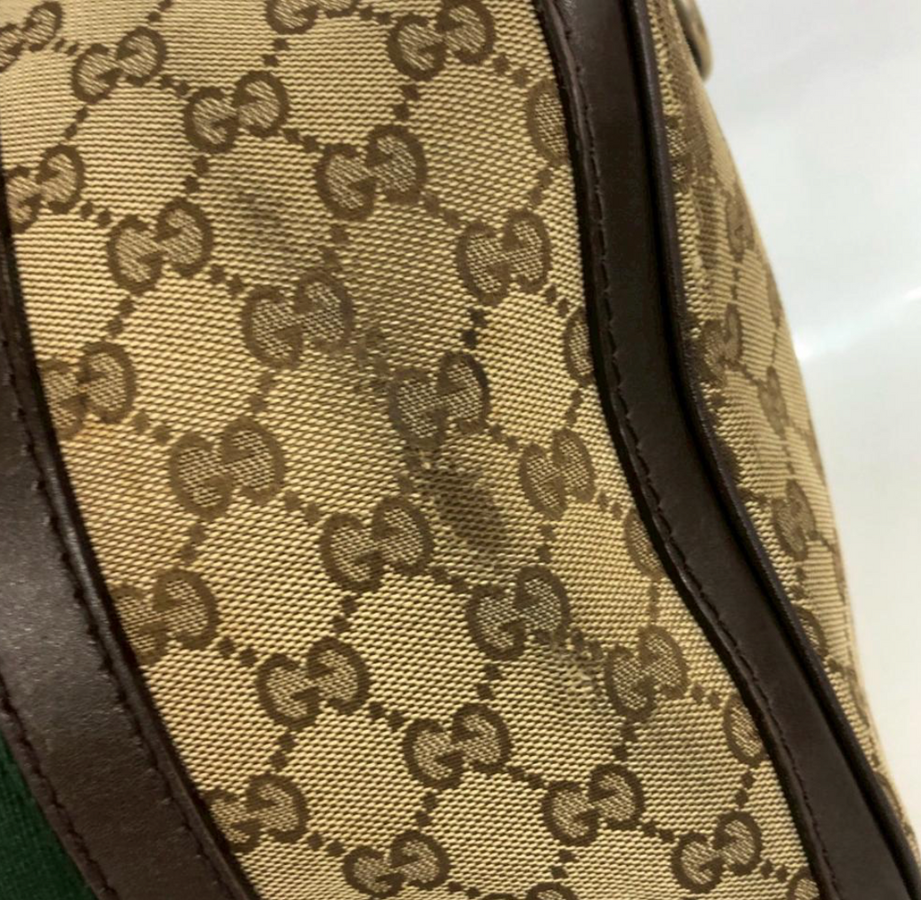 Gucci Boston bag GG Canvas Sherry Line