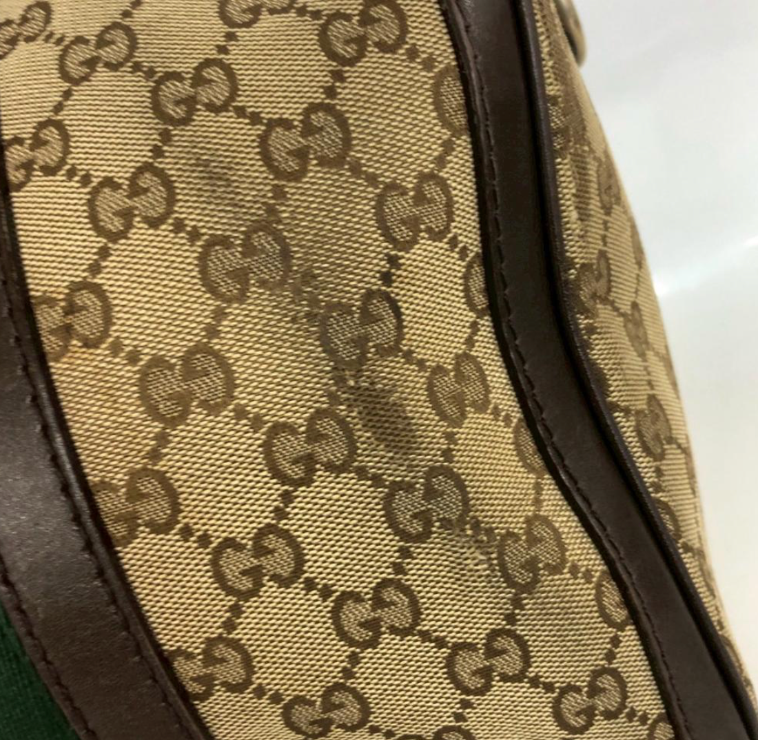 Gucci Boston bag GG Canvas Sherry Line