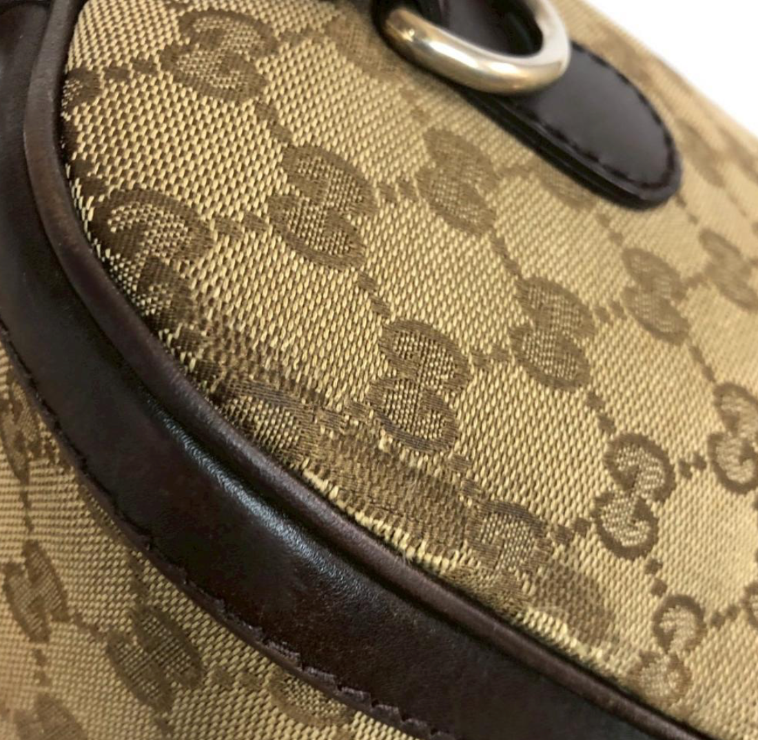 Gucci Boston bag GG Canvas Sherry Line