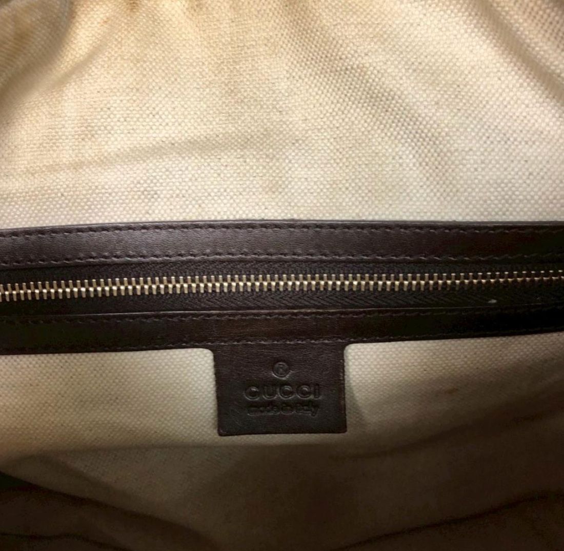 Gucci Boston bag GG Canvas Sherry Line