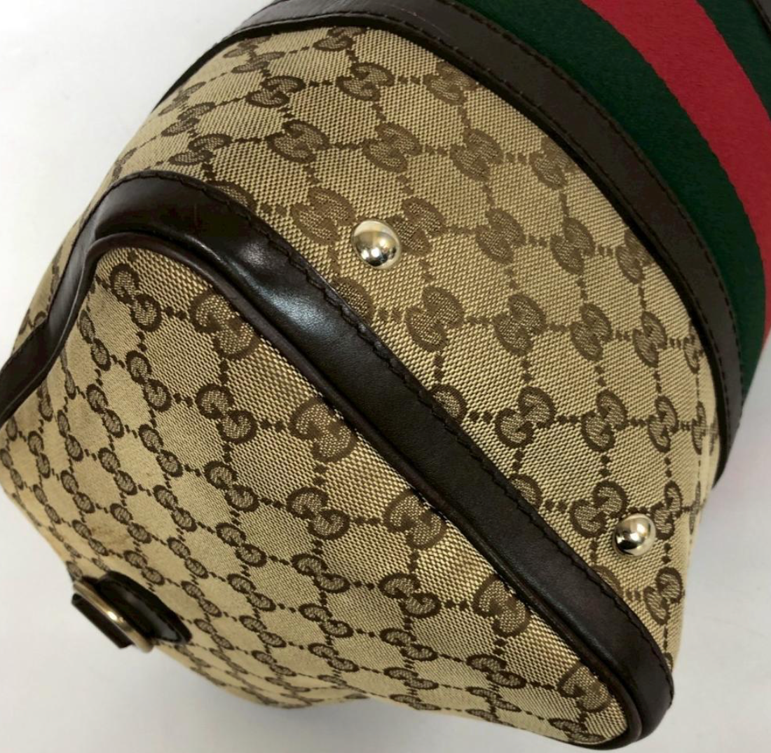Gucci Boston bag GG Canvas Sherry Line