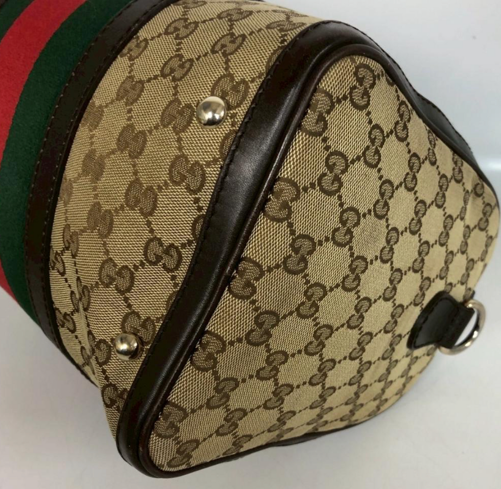 Gucci Boston bag GG Canvas Sherry Line
