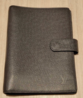 Louis Vuitton Agenda MM Taïga Ardoise noir