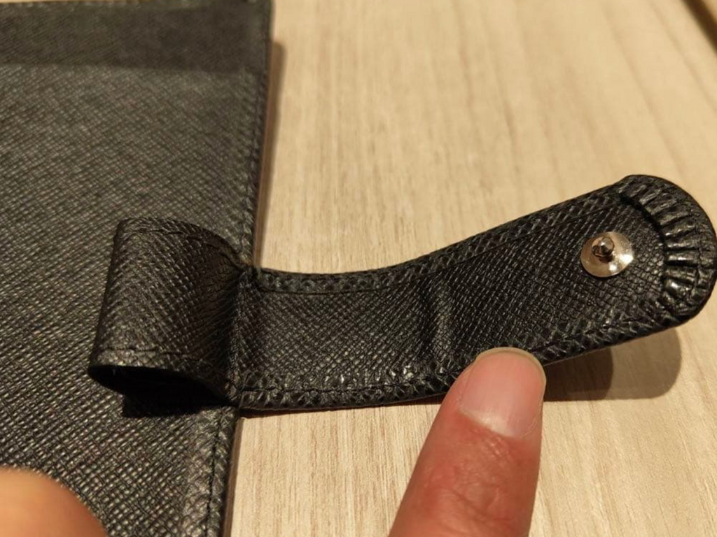 Louis Vuitton Agenda MM Taïga Ardoise noir