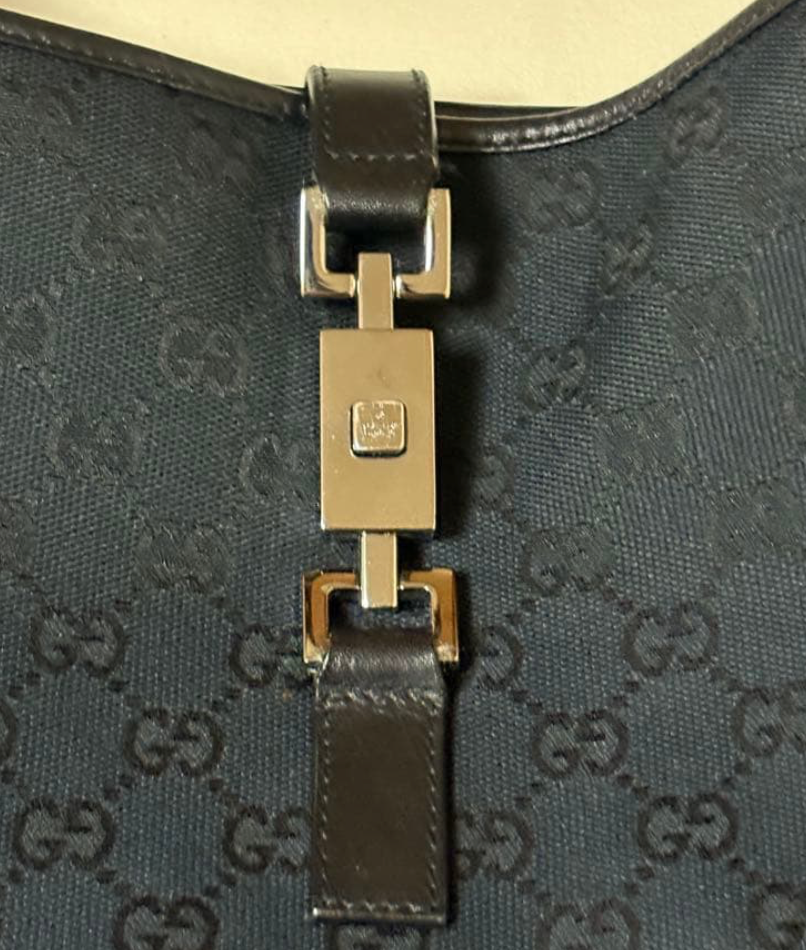 Gucci Jackie en toile GG noire