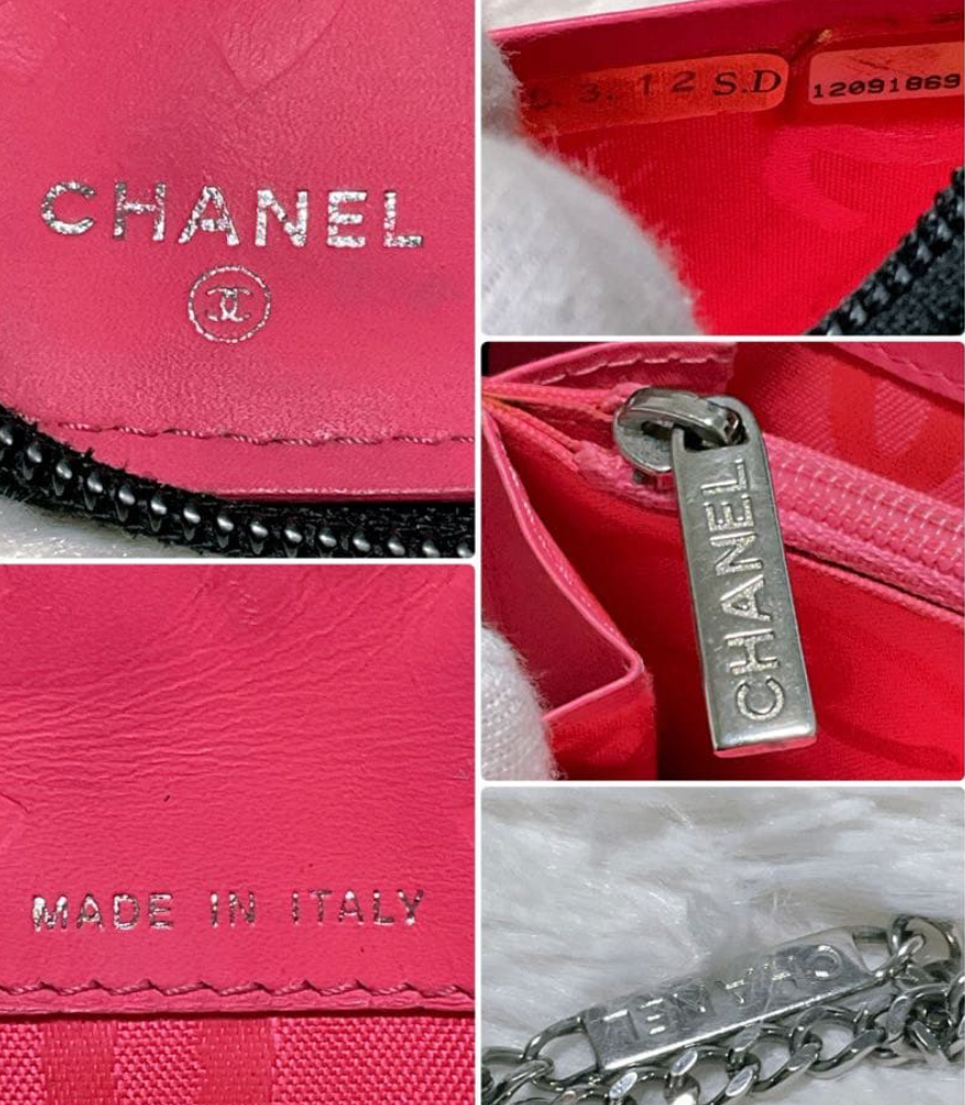 Portefeuille Chanel Cambon Ligne Zippé Noir – CC Matelassé Lambskin (Boîte & Carte)