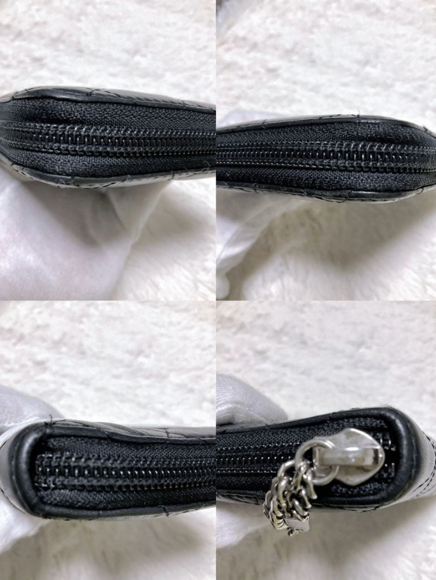 Portefeuille Chanel Cambon Ligne Zippé Noir – CC Matelassé Lambskin (Boîte & Carte)