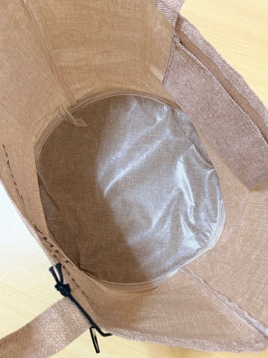 Sac tote CHANEL novelty en lin (jute), éco bag