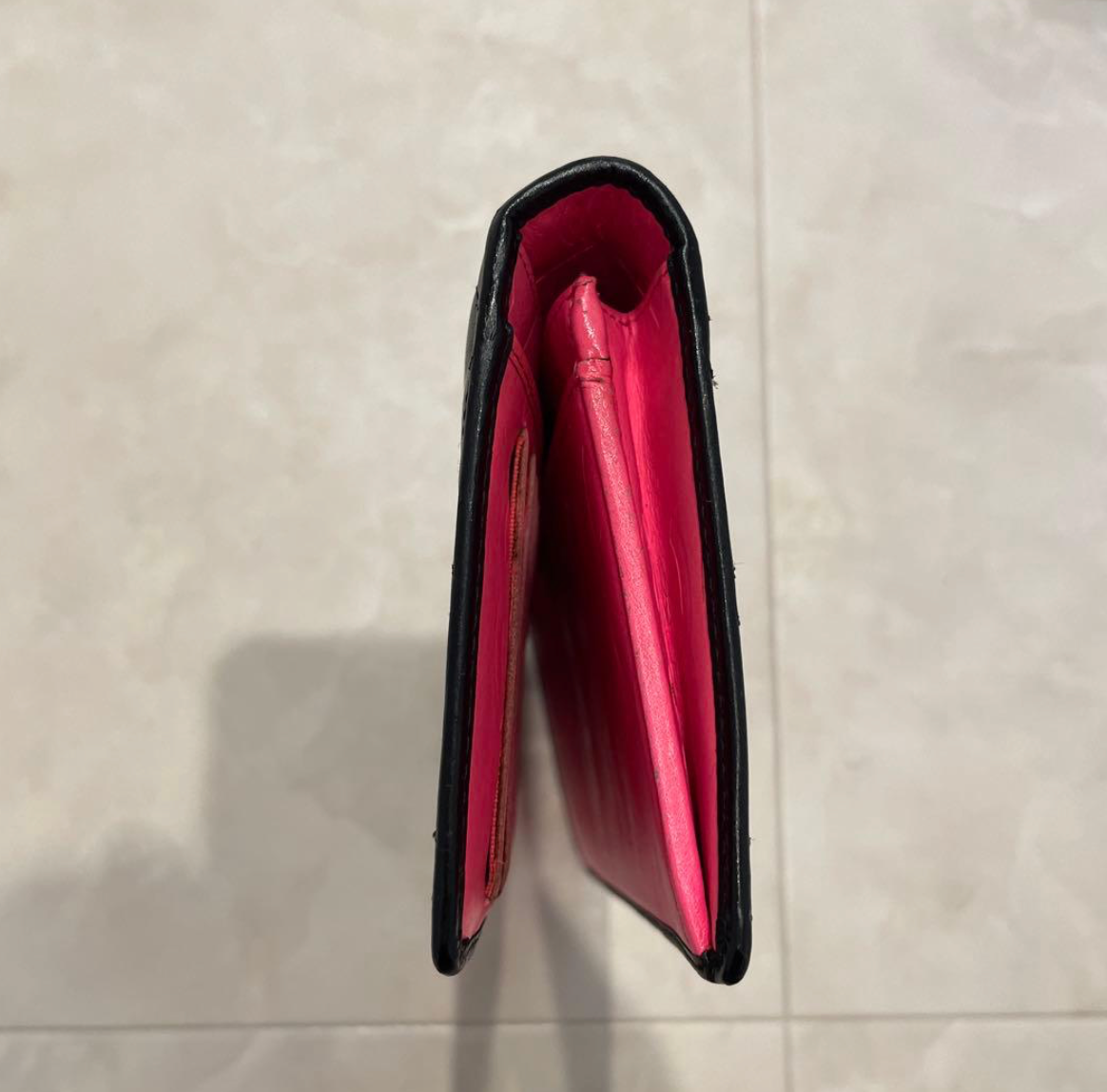 Chanel Cambon Line Long Wallet Black – Portefeuille long en cuir avec boîte