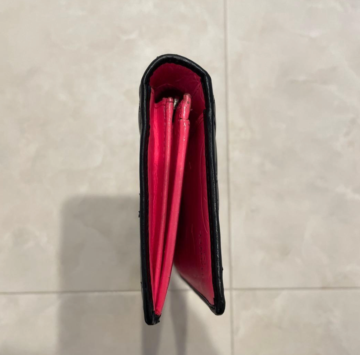 Chanel Cambon Line Long Wallet Black – Portefeuille long en cuir avec boîte