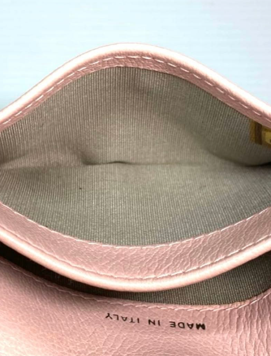 Porte-cartes CHANEL Camélia Rose Cuir Coco Mark