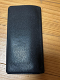 Portefeuille Louis Vuitton Taïga Noir Cuir