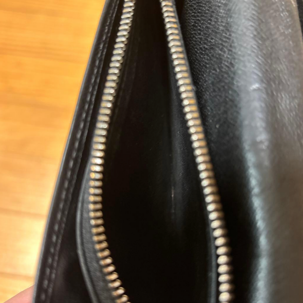 Portefeuille Louis Vuitton Taïga Noir Cuir