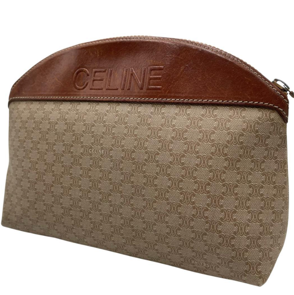 CELINE – Pochette Macadam Vintage