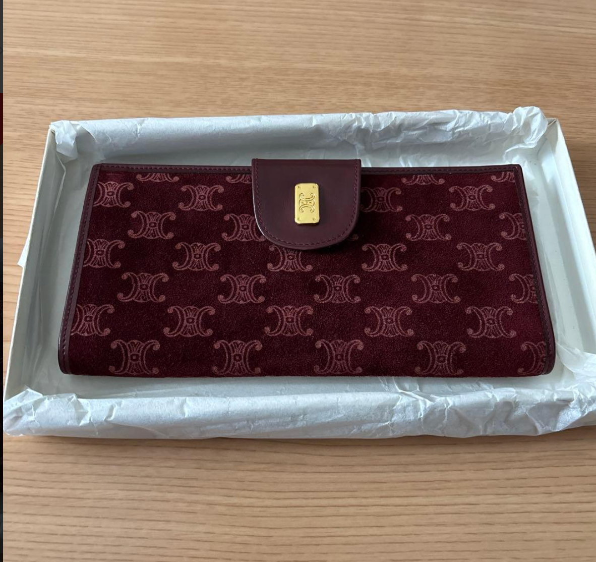 Portefeuille Long CELINE – Rouge