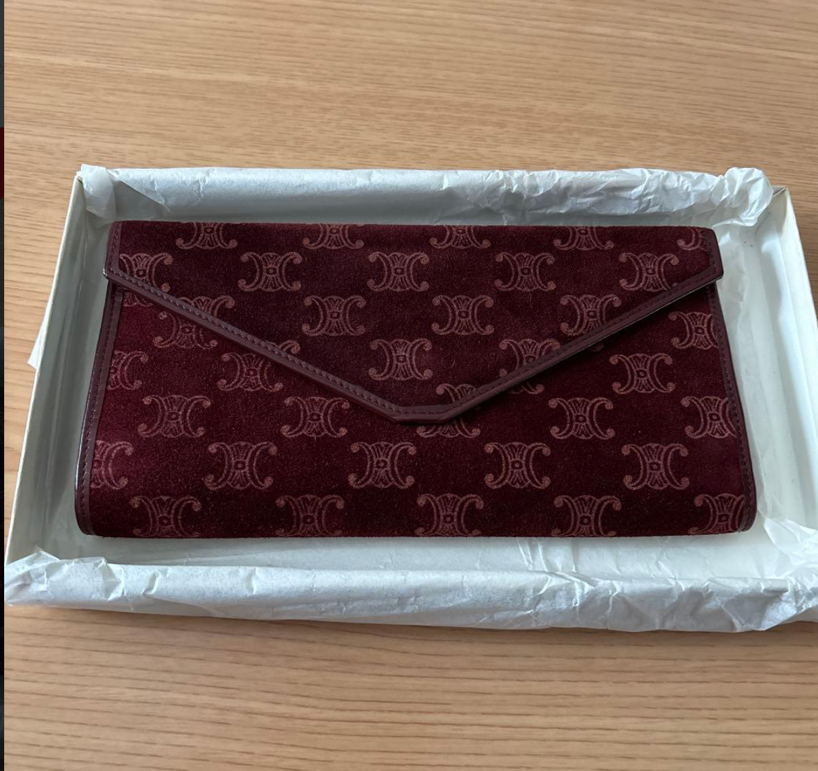 Portefeuille Long CELINE – Rouge