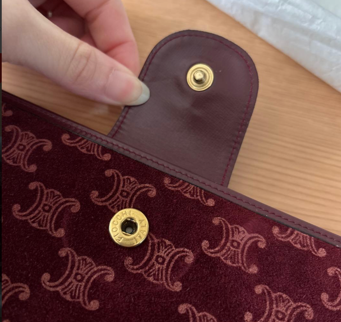 Portefeuille Long CELINE – Rouge