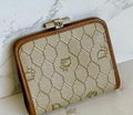 CHRISTIAN DIOR – Porte-monnaie Vintage (Beige)