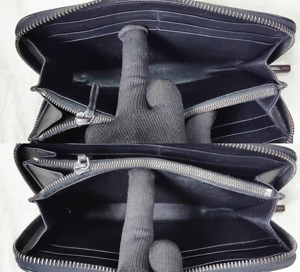FENDI – Portefeuille Long Zippé FF (Zucca) Vintage