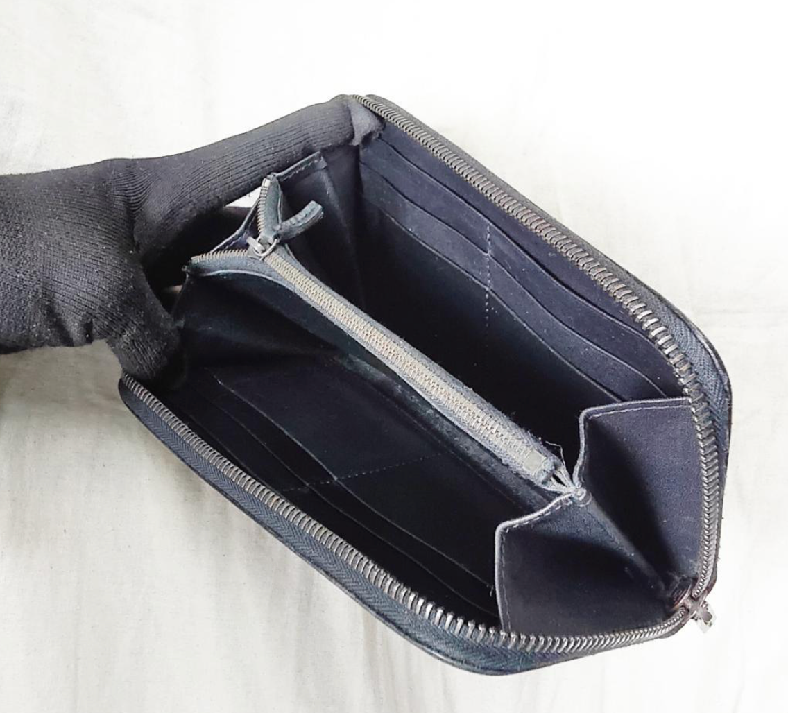 FENDI – Portefeuille Long Zippé FF (Zucca) Vintage