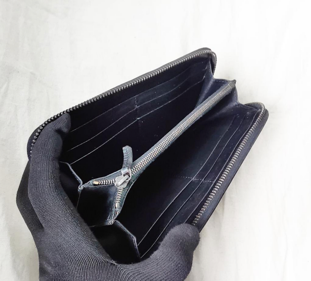 FENDI – Portefeuille Long Zippé FF (Zucca) Vintage