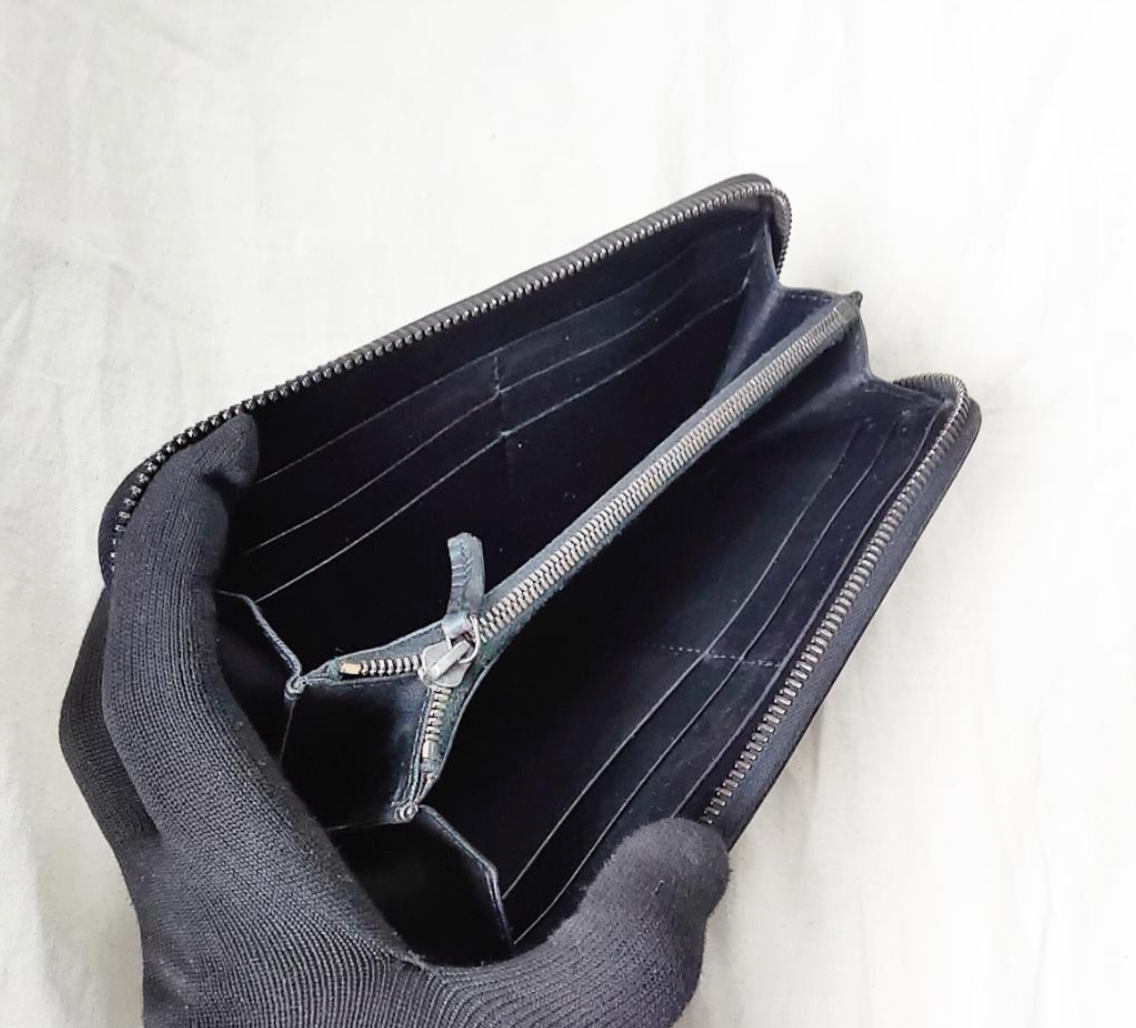 FENDI – Portefeuille Long Zippé FF (Zucca) Vintage