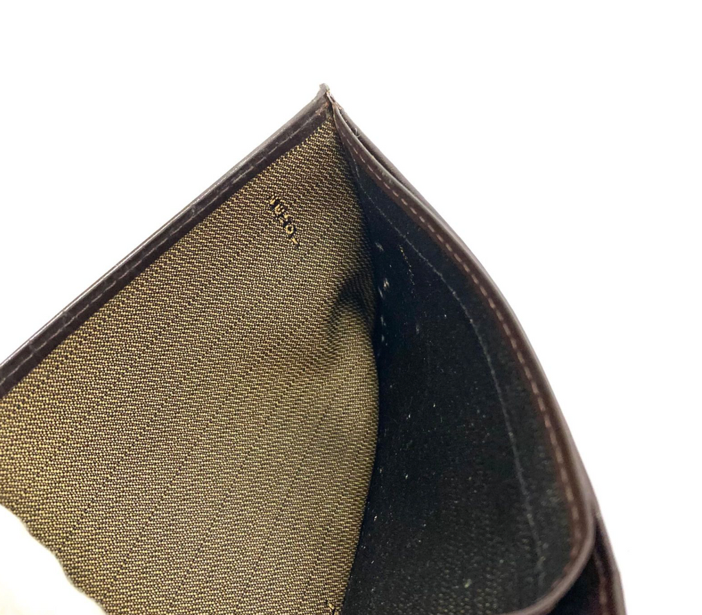 FENDI – Portefeuille Compact FF (Zucca) Vintage