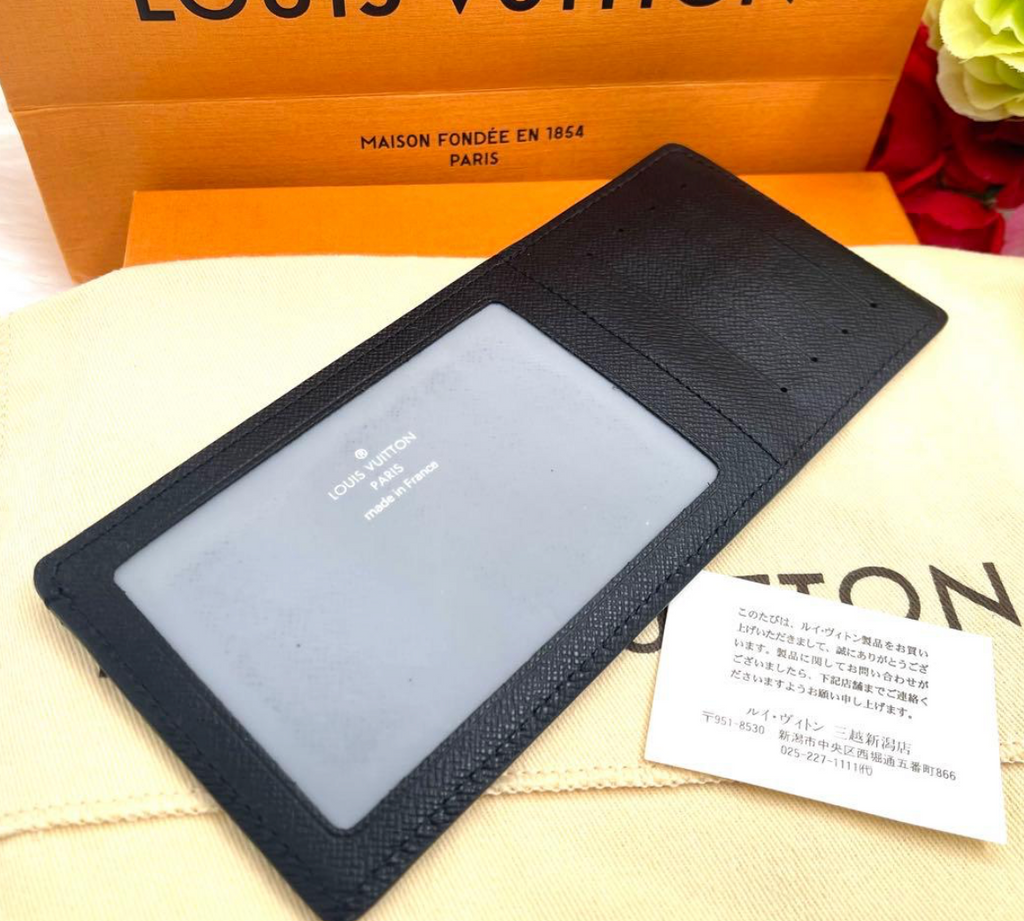 LOUIS VUITTON – Portefeuille Modulable Damier Graphite (Carte)