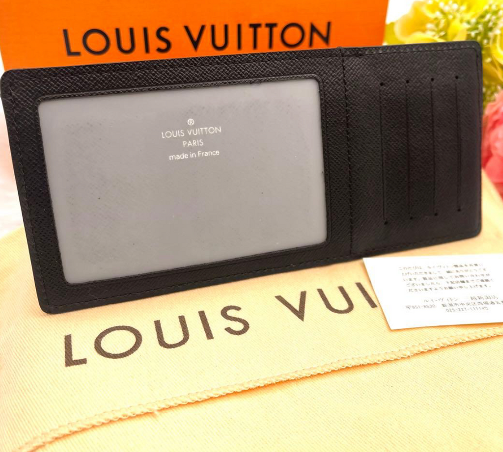 LOUIS VUITTON – Portefeuille Modulable Damier Graphite (Carte)
