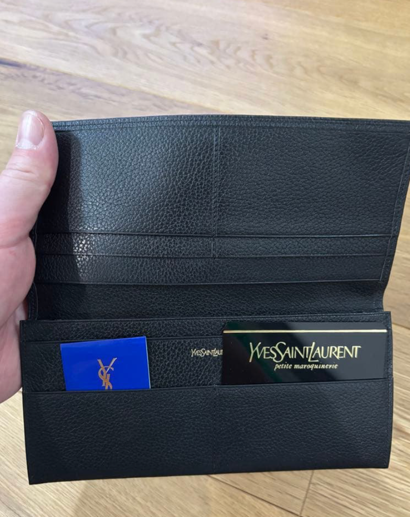 YVES SAINT LAURENT – Porte-billets Vintage