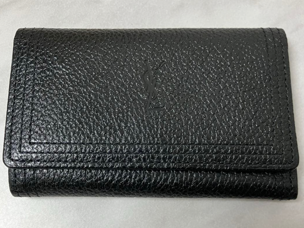 YVES SAINT LAURENT – Porte-clés 5 Anneaux (Noir)