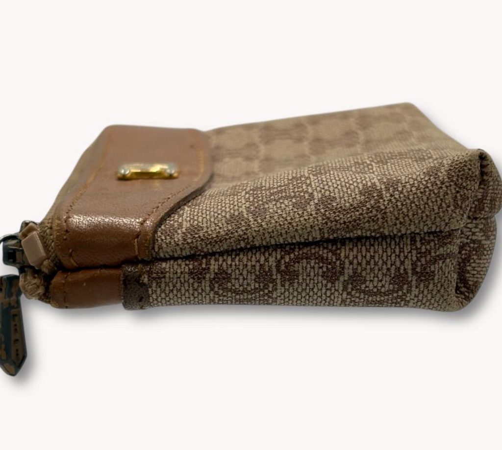 CELINE – Porte-monnaie Macadam Vintage (Brown)
