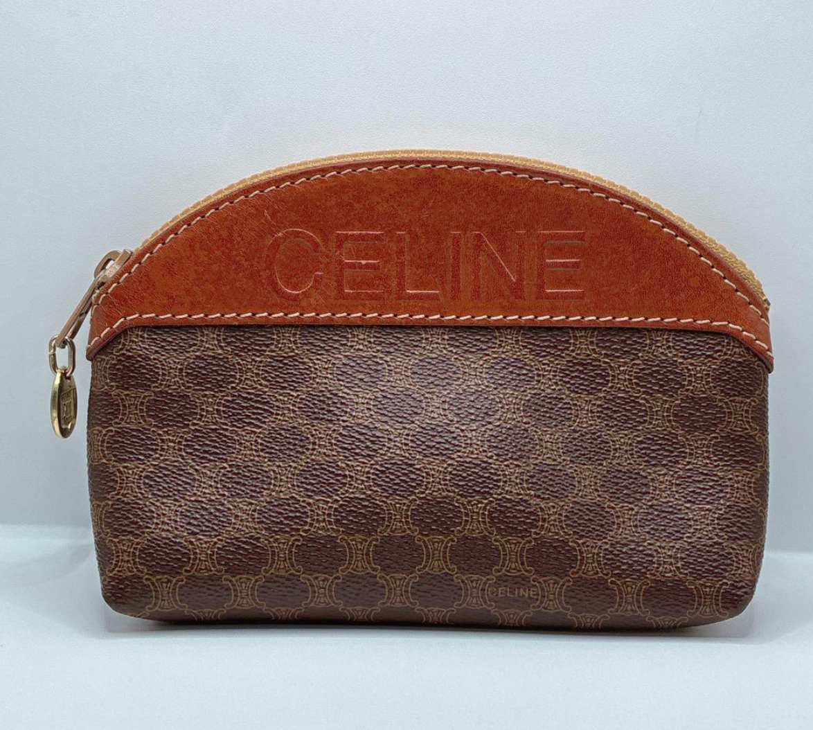 CELINE – Pochette Macadam Vintage (Brown)