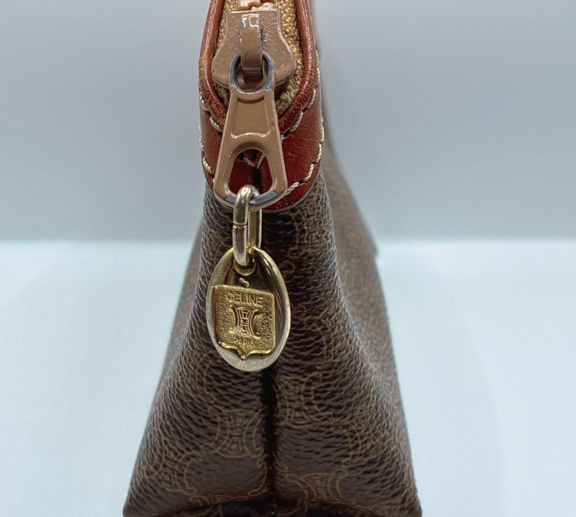 CELINE – Pochette Macadam Vintage (Brown)