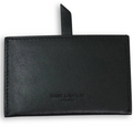 SAINT LAURENT – Porte-cartes Cuir Noir (Pull Tab)