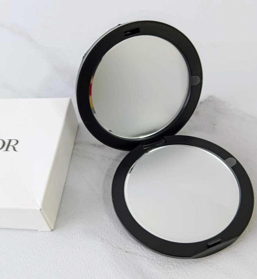 DIOR – Miroir Compact (Noir) – Édition Beauté NEUF
