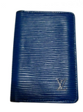 Louis Vuitton Porte-cartes Épi Bleu – Cuir – Format Compact