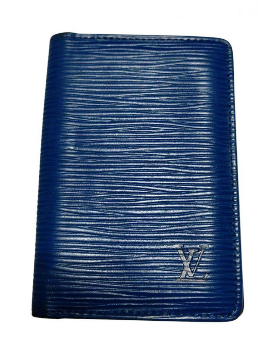 Louis Vuitton Porte-cartes Épi Bleu – Cuir – Format Compact