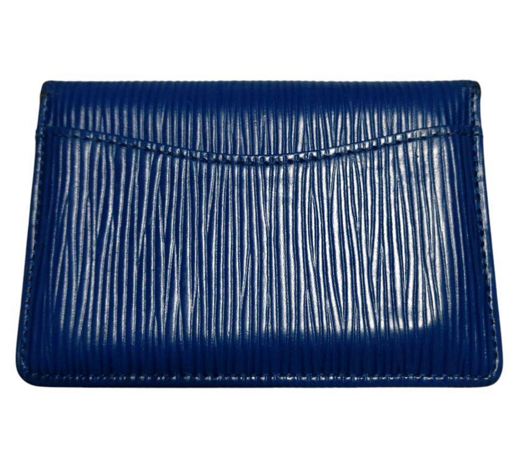 Louis Vuitton Porte-cartes Épi Bleu – Cuir – Format Compact