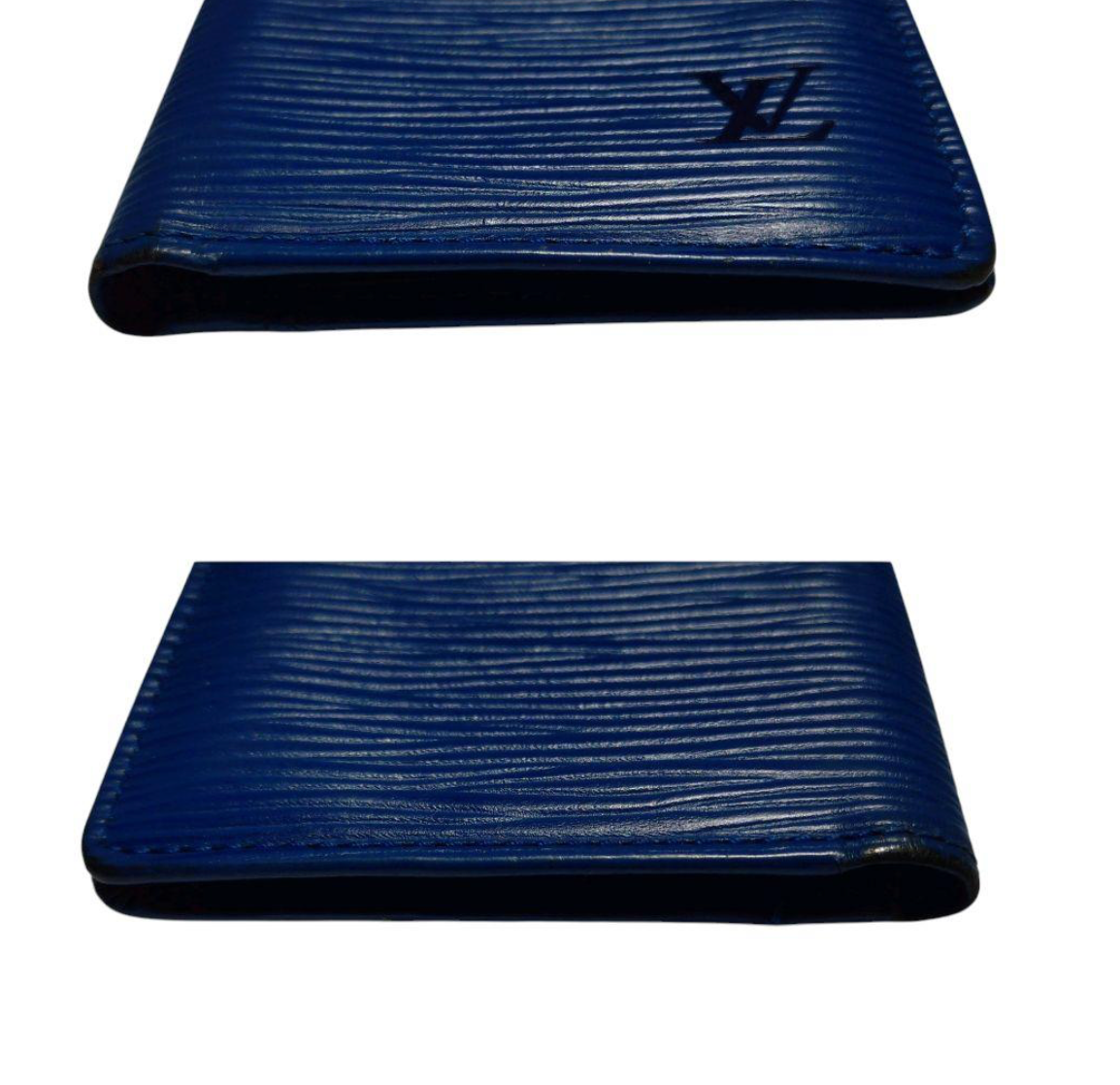 Louis Vuitton Porte-cartes Épi Bleu – Cuir – Format Compact